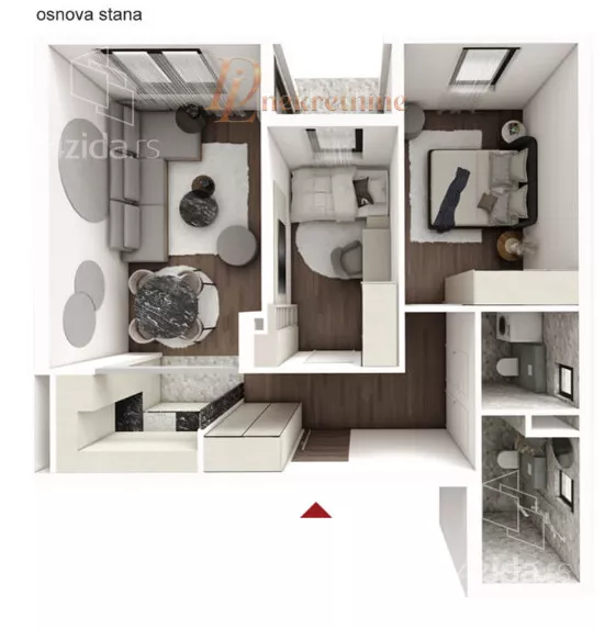 Dvoiposoban stan | 4zida