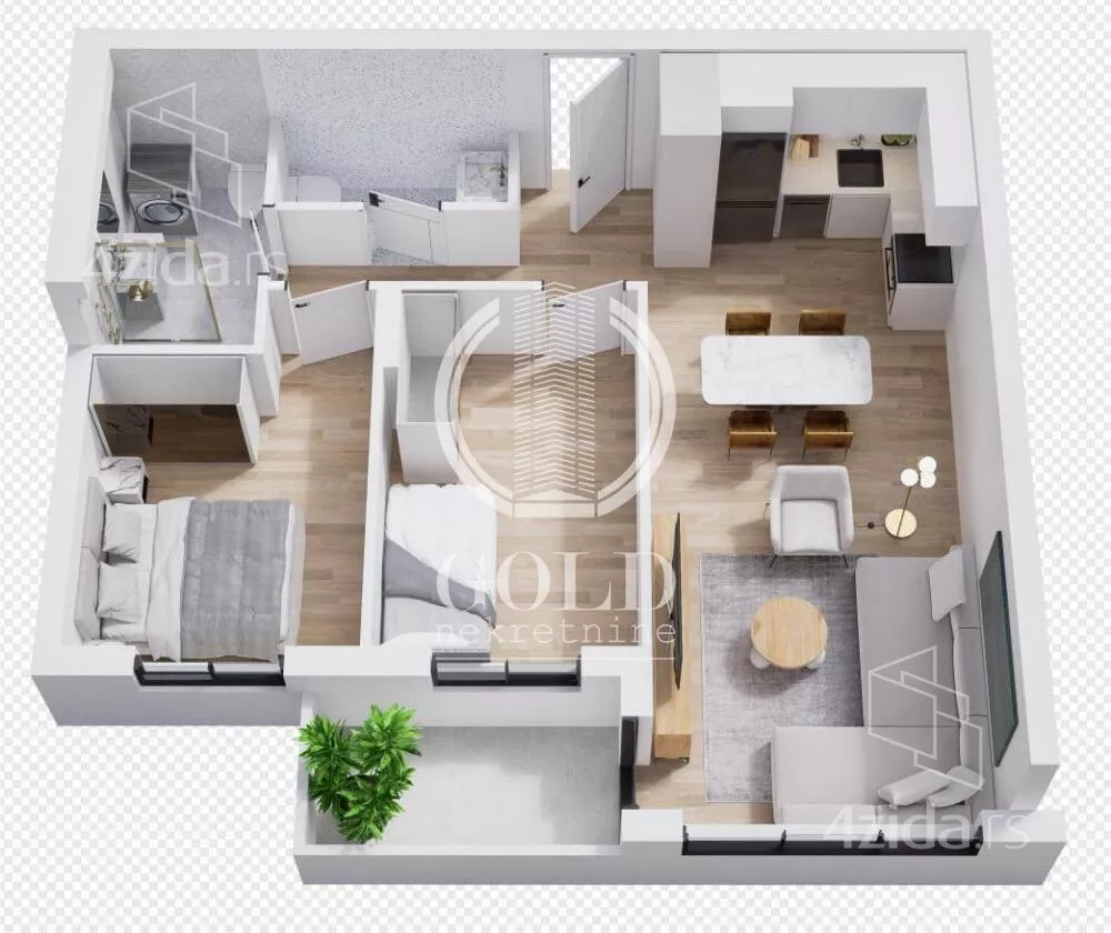 Trosoban stan | 4zida