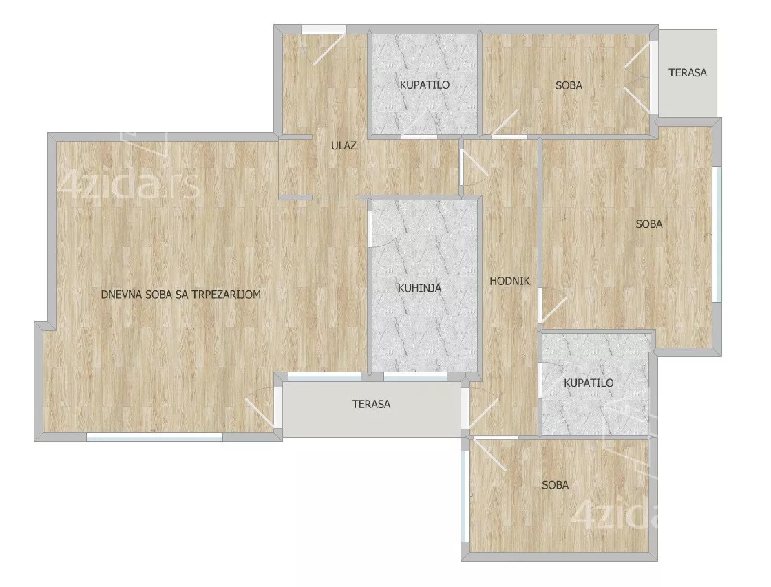 Četvorosoban stan | 4zida