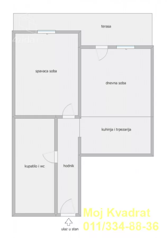 Dvosoban stan | 4zida