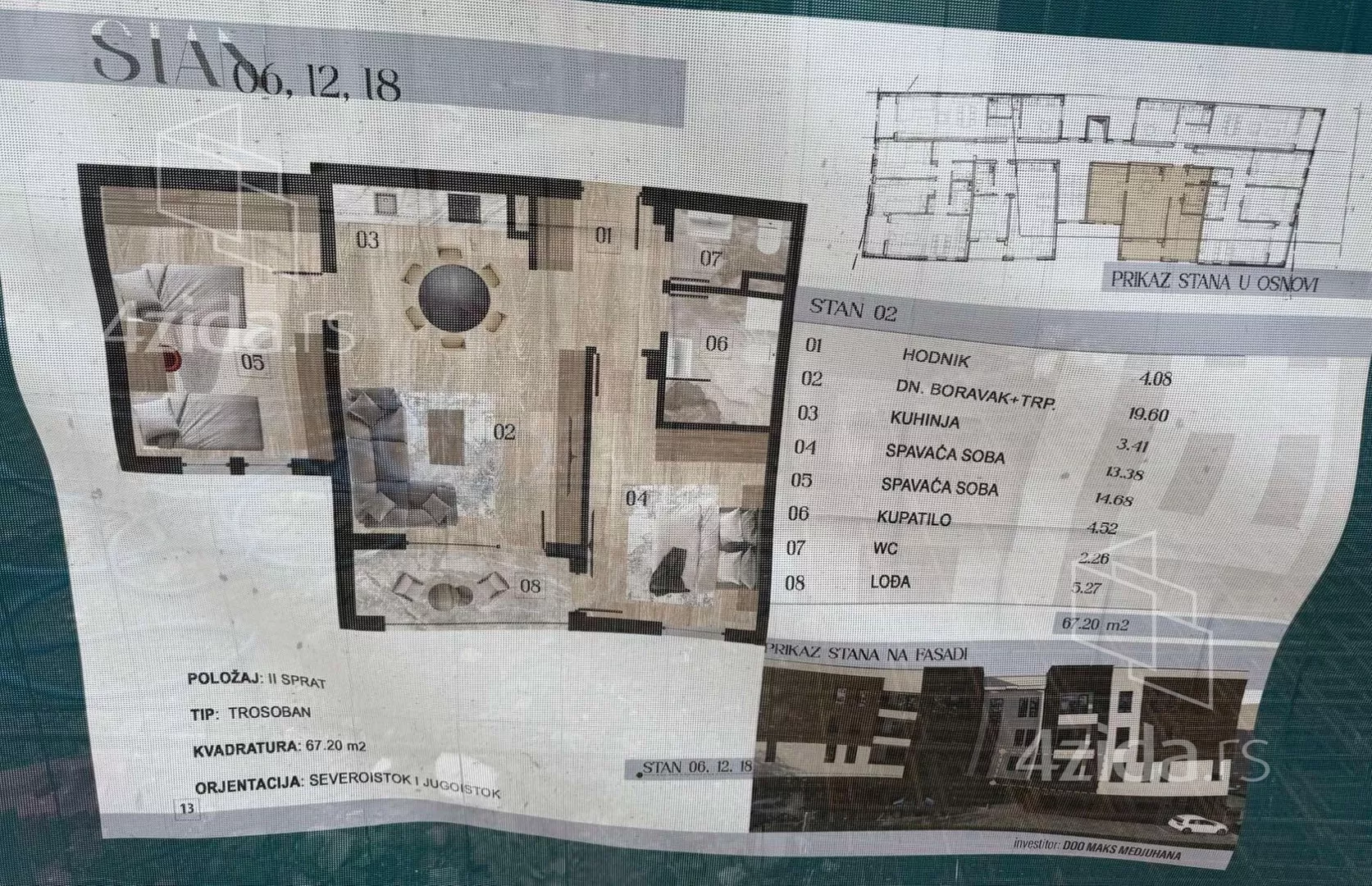 Trosoban stan | 4zida