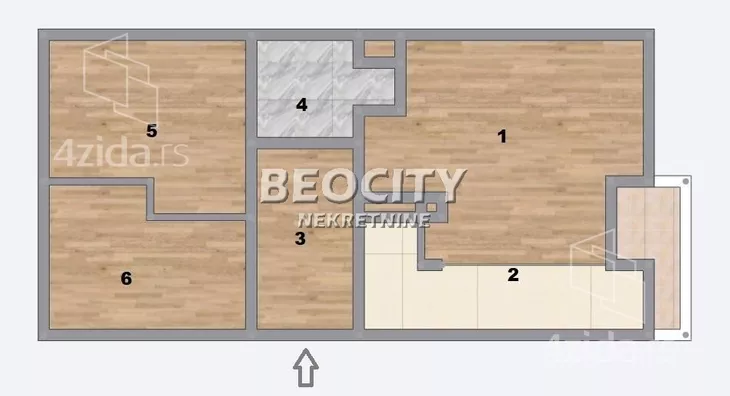 Trosoban stan | 4zida