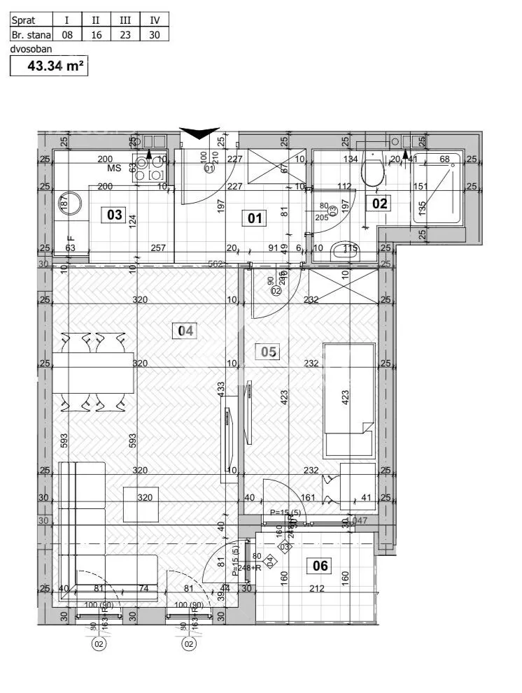 Dvosoban stan | 4zida