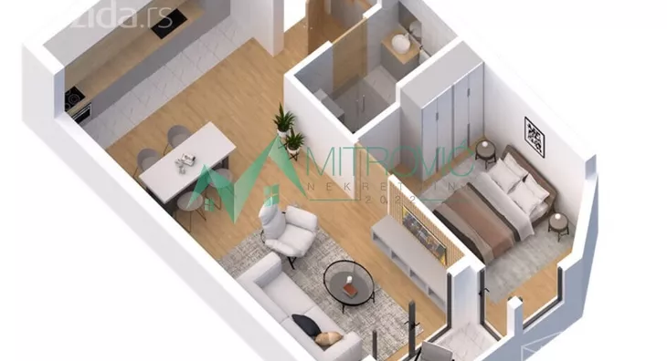 Jednoiposoban stan | 4zida