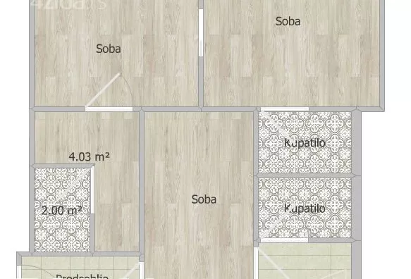 Trosoban stan | 4zida