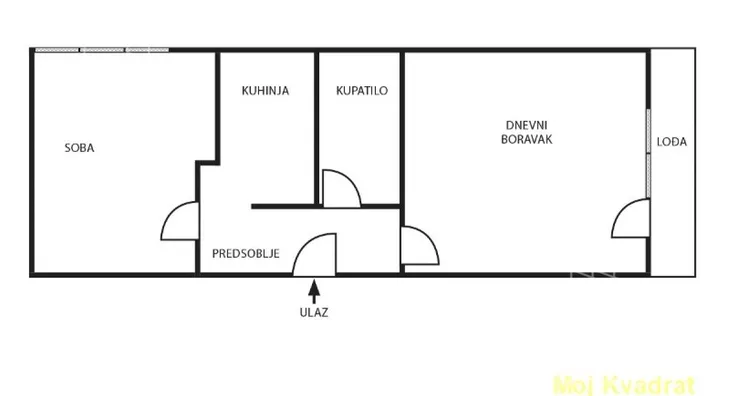 Jednoiposoban stan | 4zida