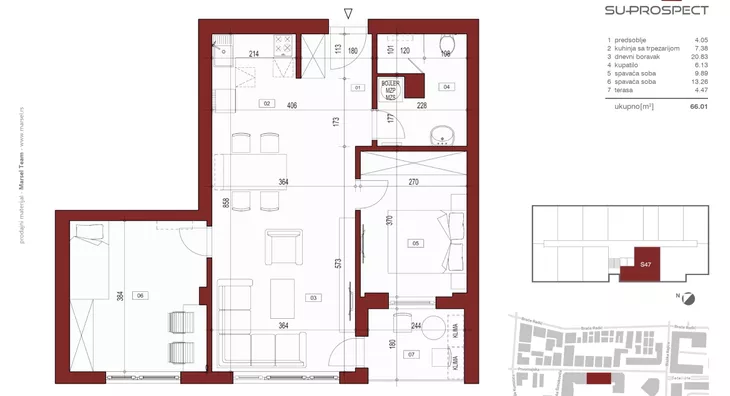 Trosoban stan | 4zida