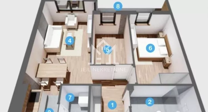 Dvoiposoban stan | 4zida