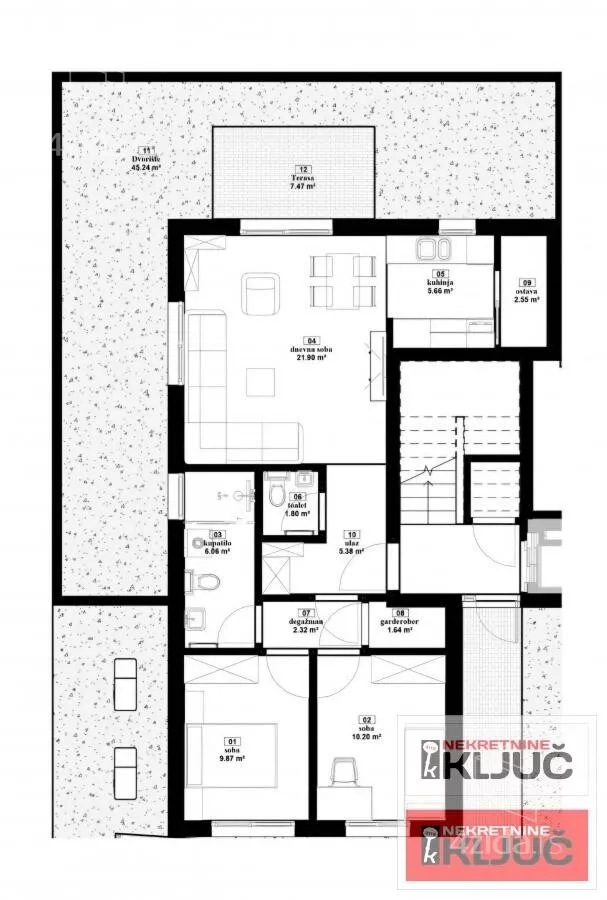Trosoban stan | 4zida
