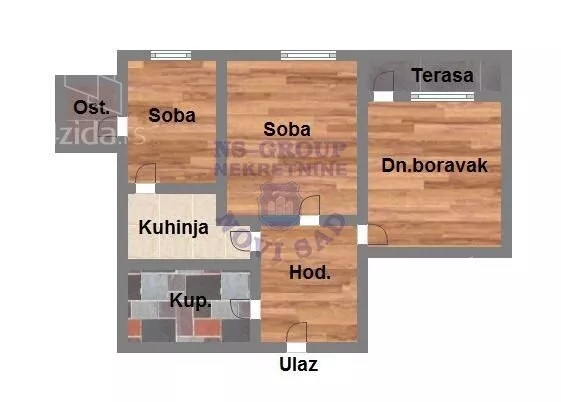 Trosoban stan | 4zida