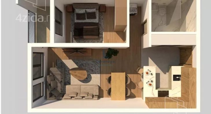 Jednoiposoban stan | 4zida