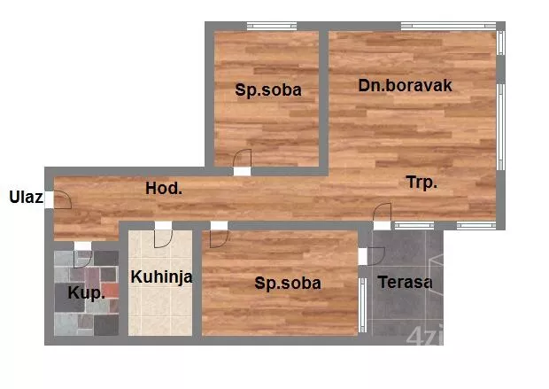Trosoban stan | 4zida