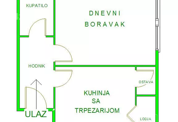 Jednosoban stan | 4zida