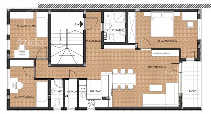 Troiposoban stan | 4zida