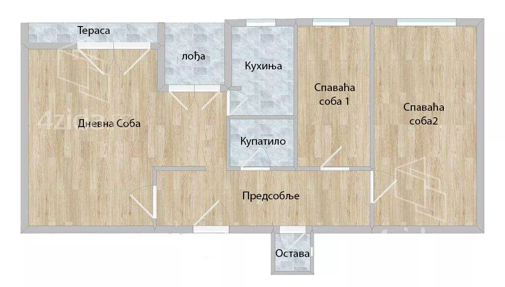 Dvoiposoban stan | 4zida