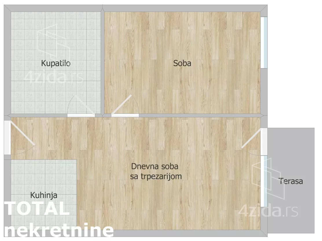 Dvosoban stan | 4zida