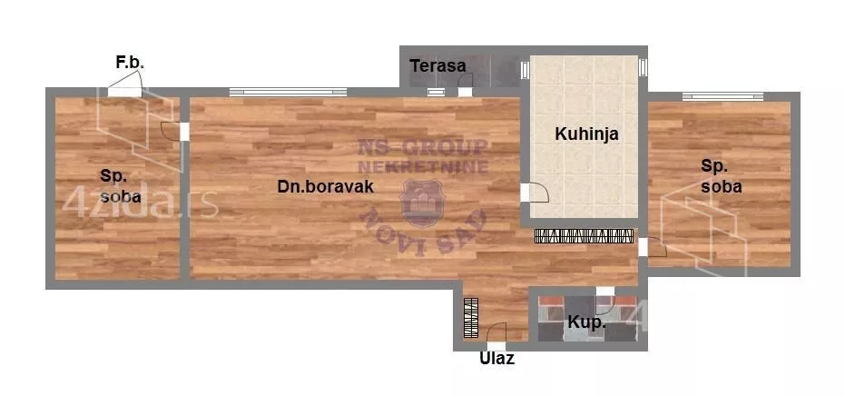 Trosoban stan | 4zida