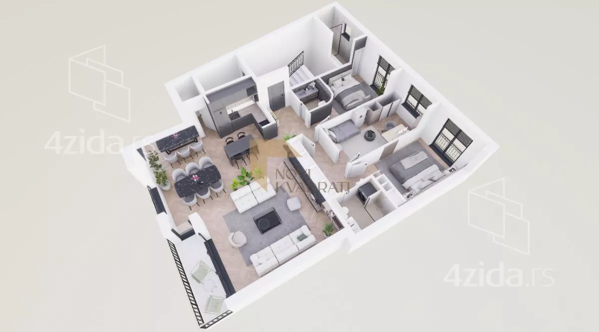 Četvorosoban stan | 4zida