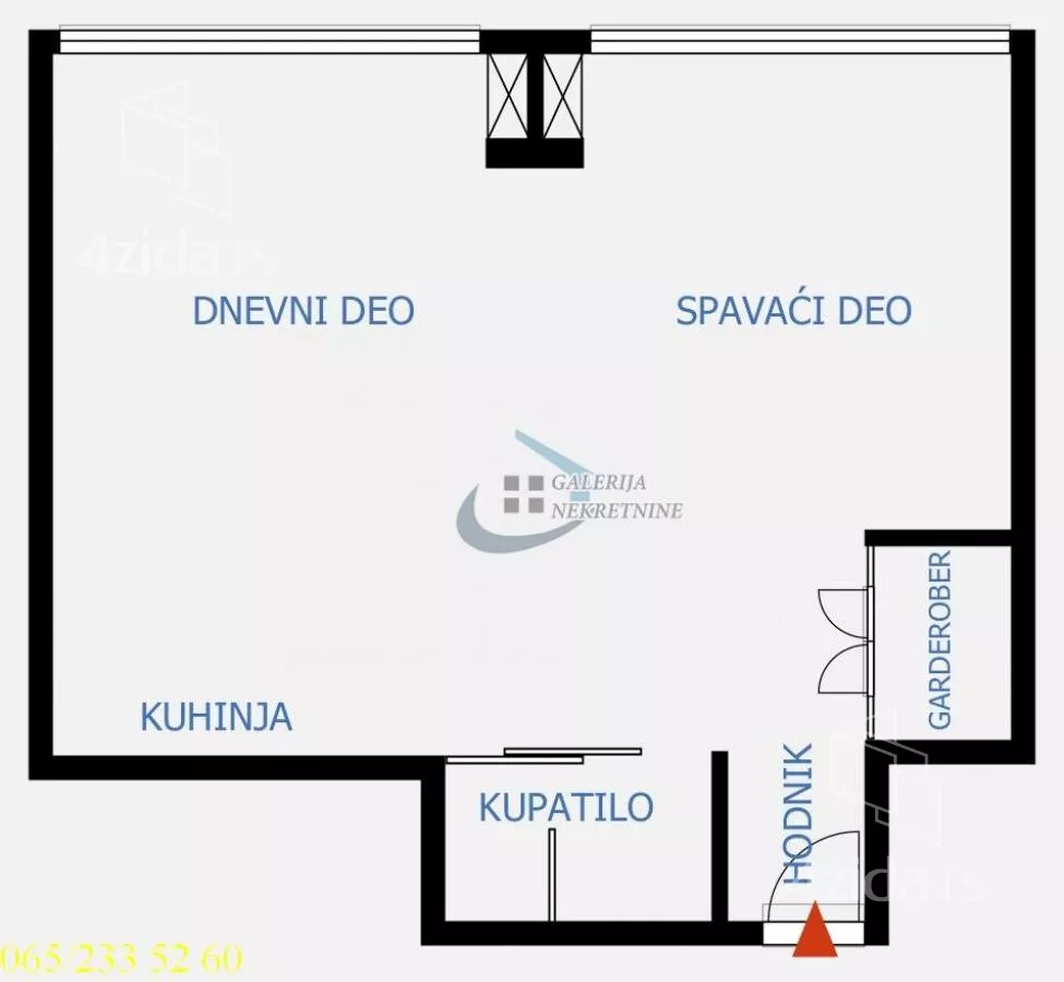 Jednosoban stan | 4zida