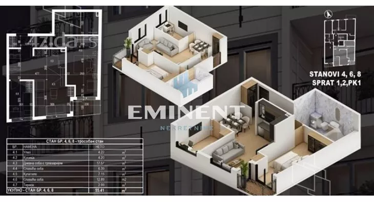 Dvoiposoban stan | 4zida