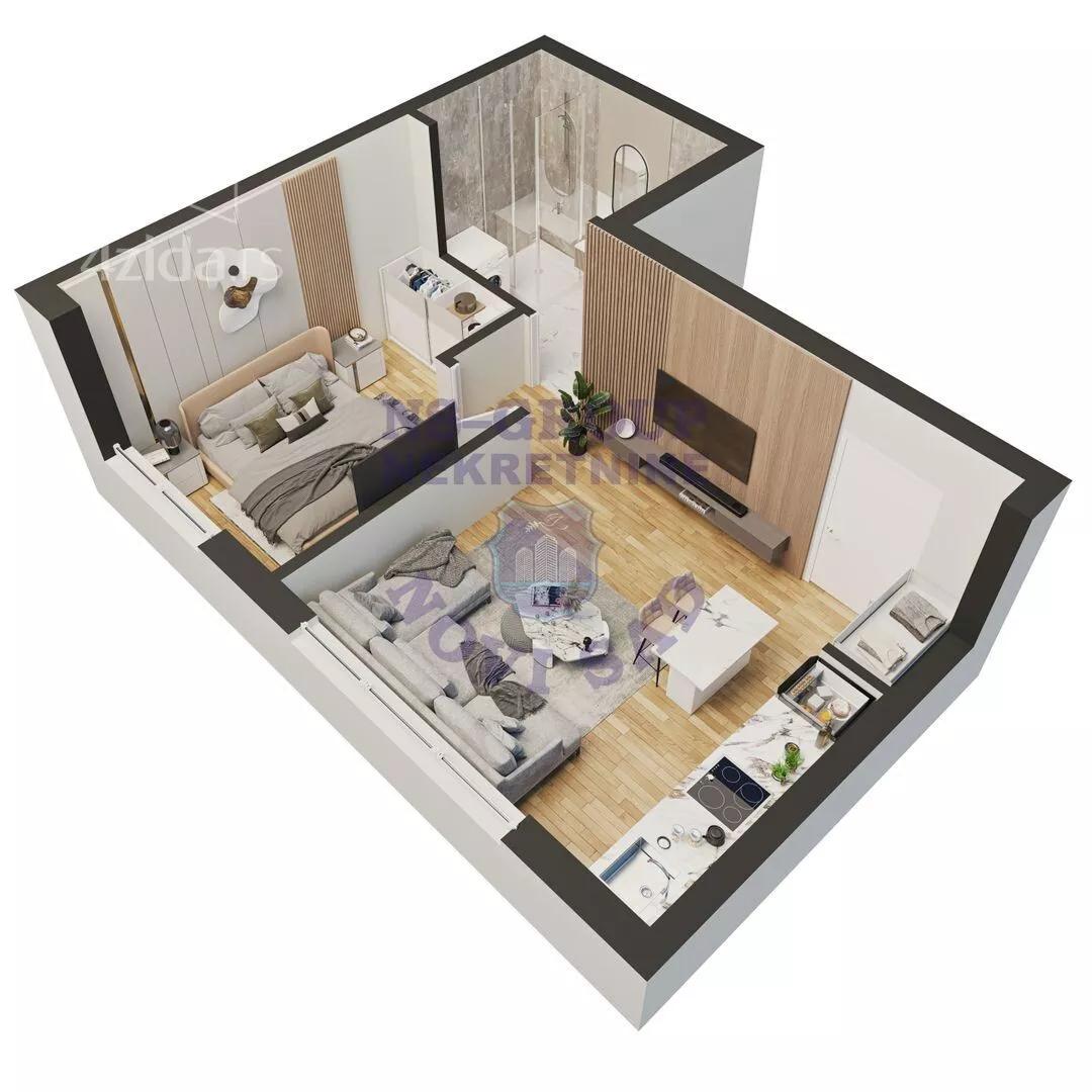 Jednoiposoban stan | 4zida