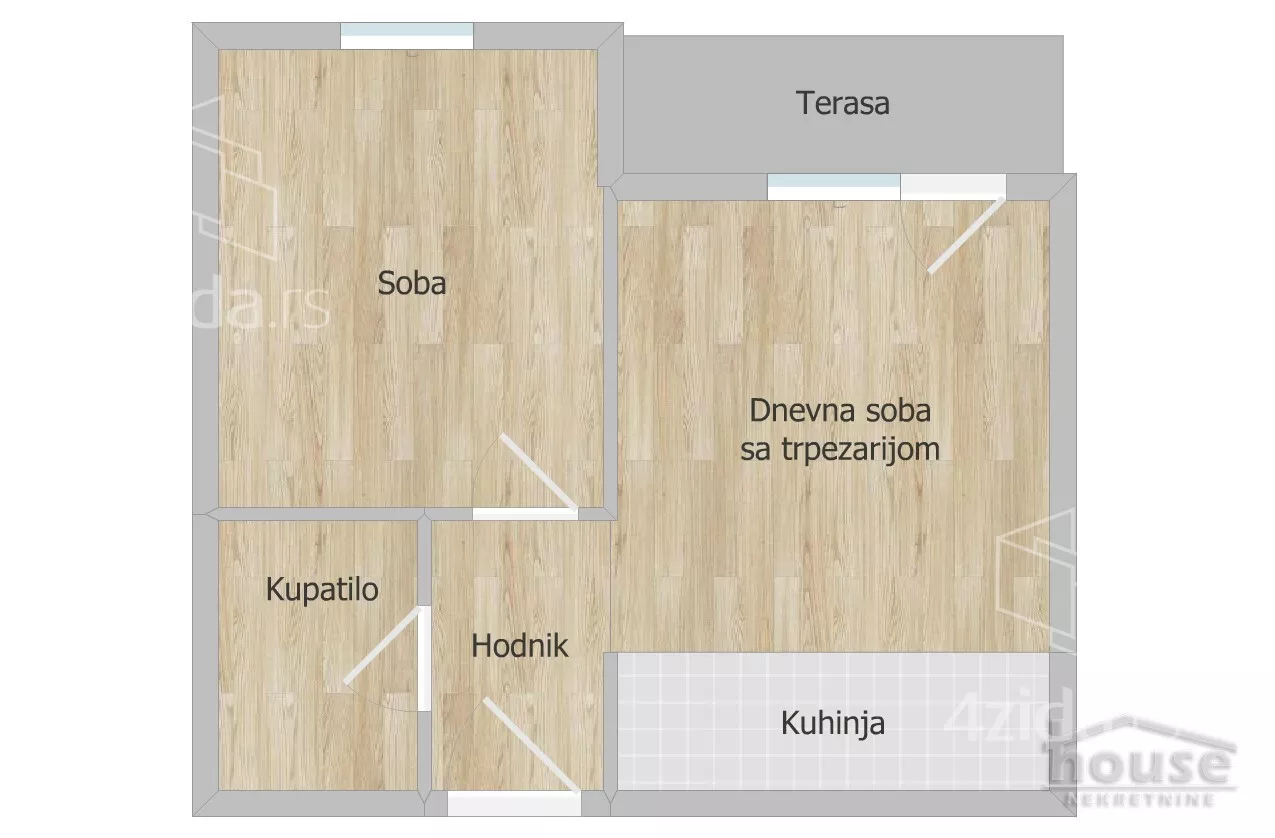 Jednoiposoban stan | 4zida