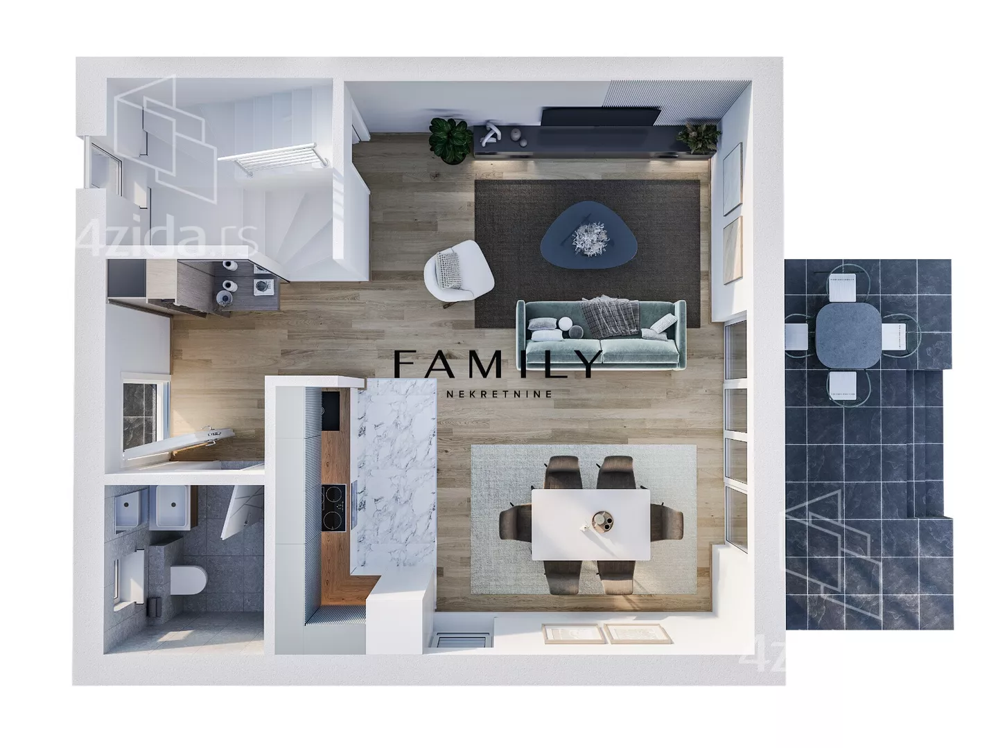 Četvorosoban stan | 4zida