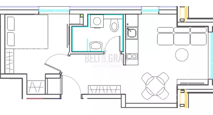 Dvosoban stan | 4zida