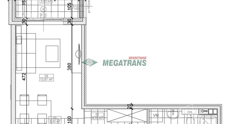 Jednosoban stan | 4zida