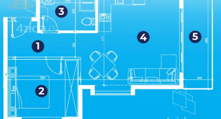 Jednosoban stan | 4zida