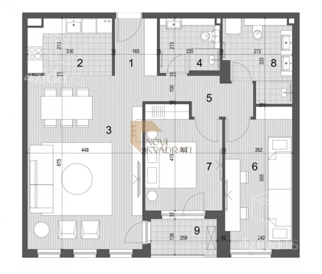 Trosoban stan | 4zida