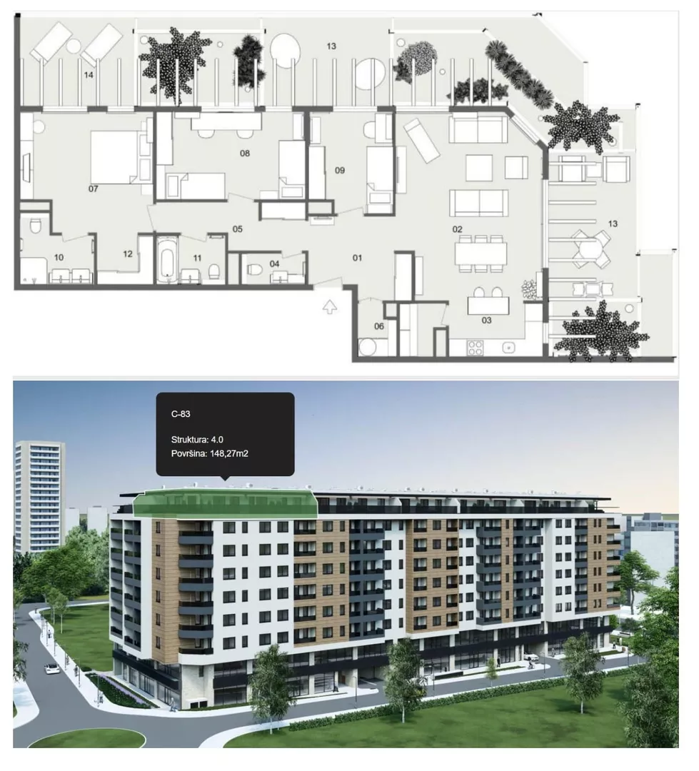 Četvorosoban | 4zida