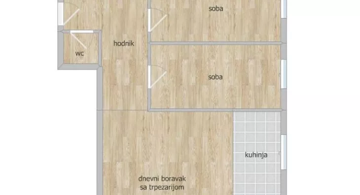 Trosoban stan | 4zida