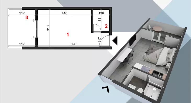 Jednosoban stan | 4zida