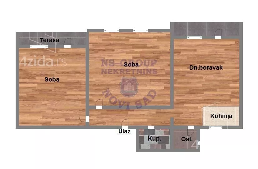 Dvoiposoban stan | 4zida