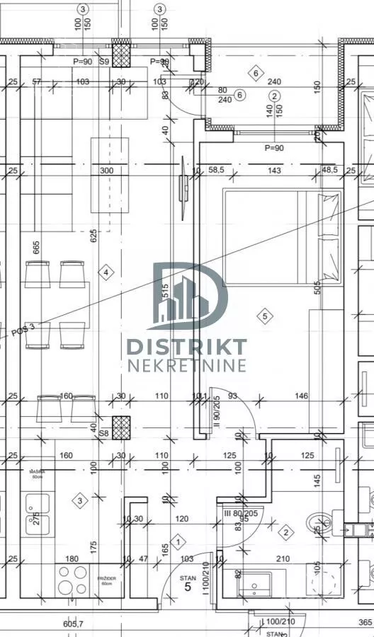 Jednoiposoban stan | 4zida