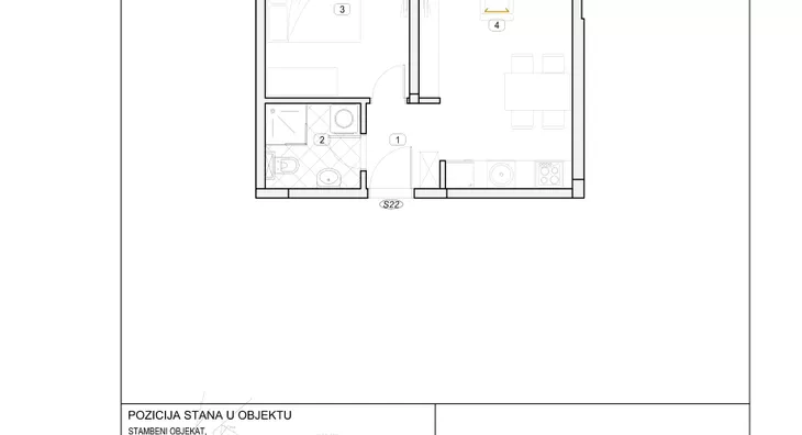 Jednosoban stan | 4zida