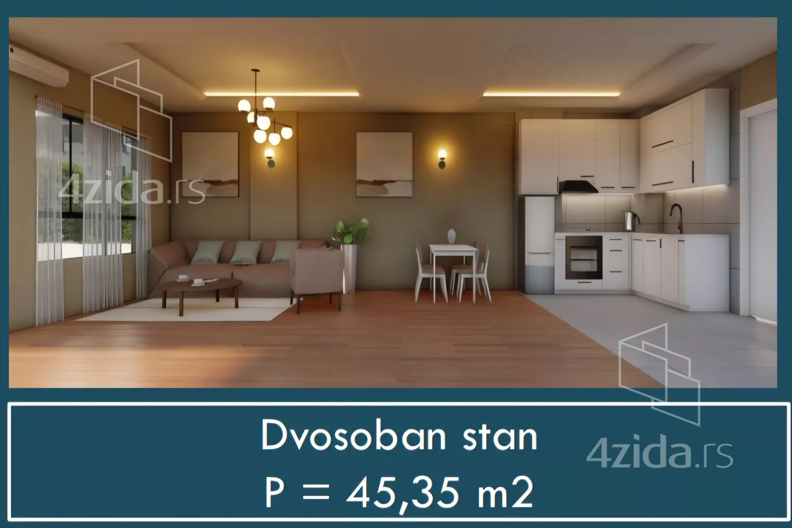 Dvosoban stan | 4zida