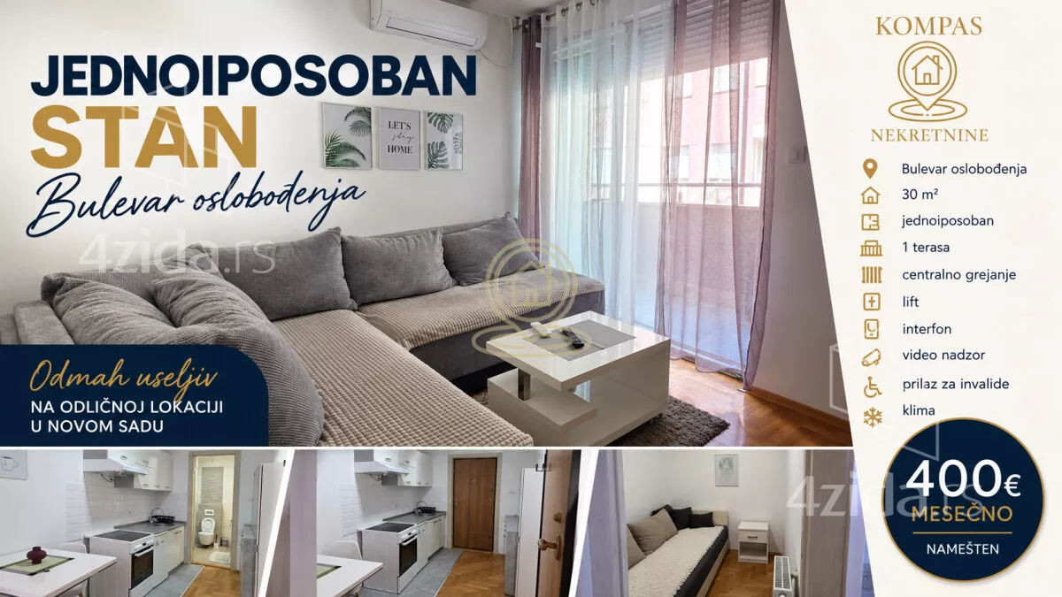 Jednoiposoban stan | 4zida