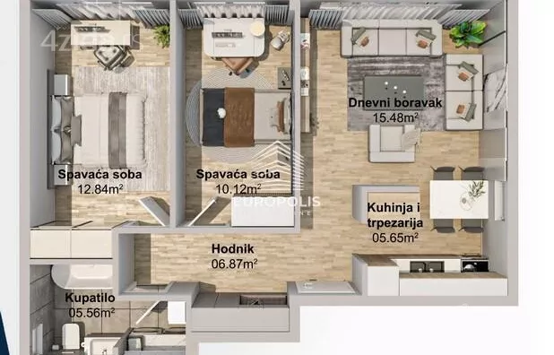 Trosoban stan | 4zida