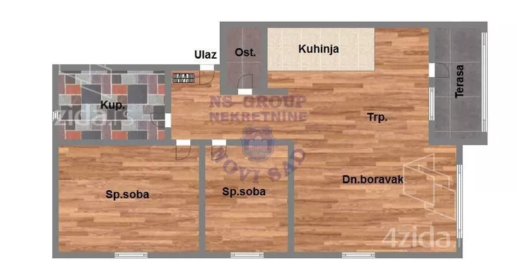 Dvoiposoban stan | 4zida