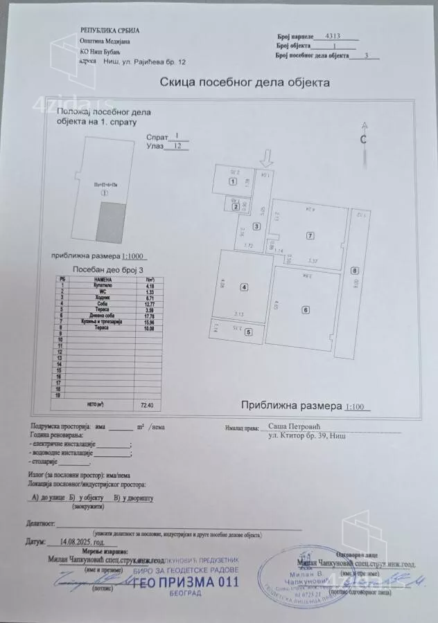 Dvosoban stan | 4zida