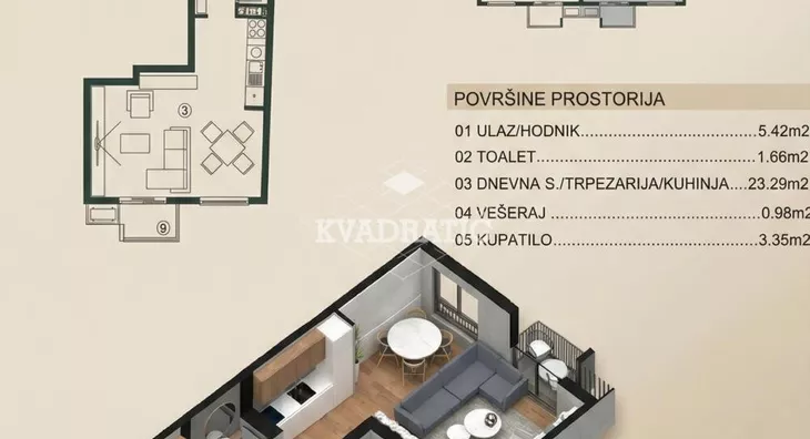 Trosoban stan | 4zida