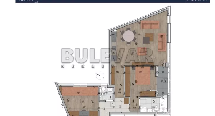 Trosoban stan | 4zida