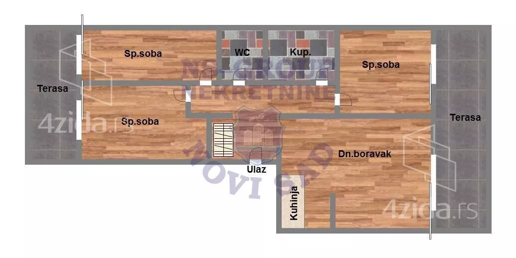 Troiposoban stan | 4zida