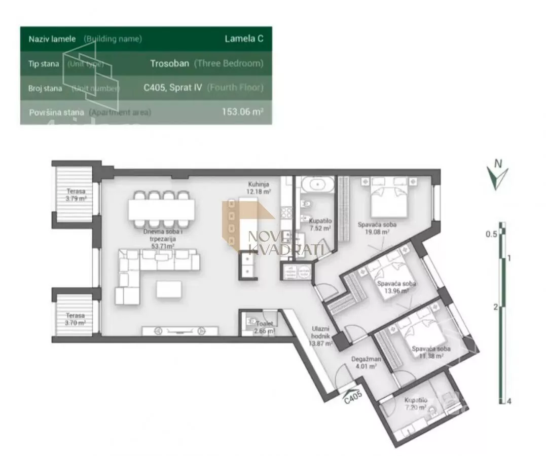 Četvorosoban stan | 4zida