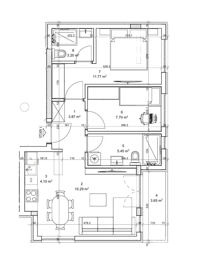 Dvoiposoban stan | 4zida