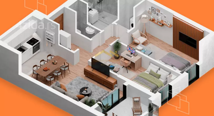 Trosoban stan | 4zida