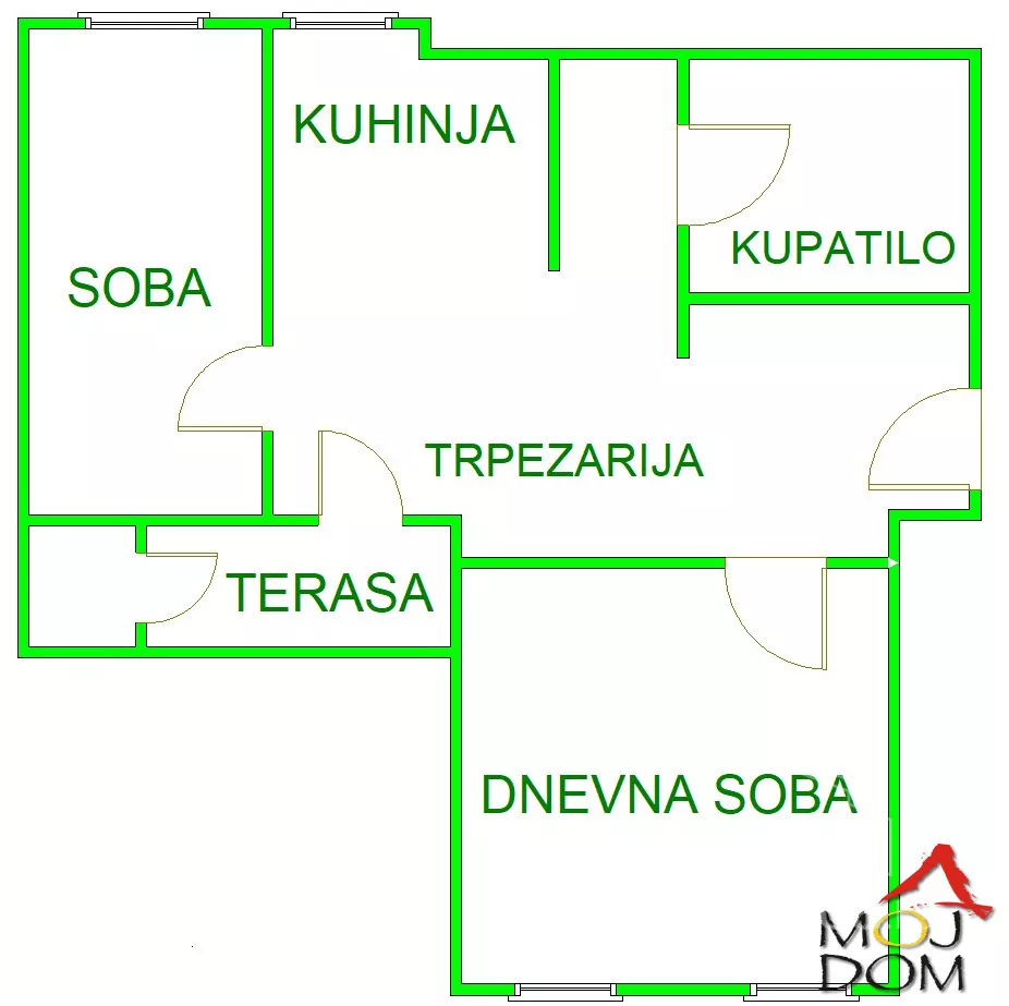 Dvosoban stan | 4zida