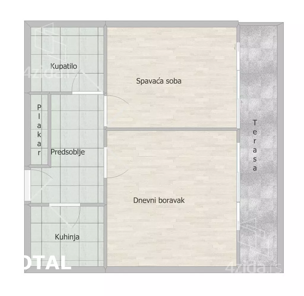 Dvosoban stan | 4zida